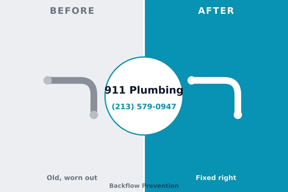 Before and after: plumbing company Medford, OR